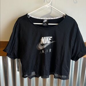 Nike Women's Black Air Crop Top